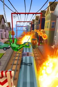 Subway hero spider : endless Dash Runner Screen Shot 0