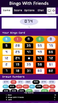 Bingo With Your Friends Same Room Multiplayer Game Screen Shot 2