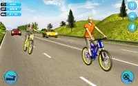 साइकिल सवार ट्रैफिक रेस 17 Screen Shot 12