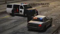 Gangster Chase Police Car Sim Screen Shot 1