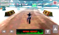 Motosiklet Stunt Snowblower 3D Screen Shot 0