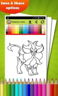 Coloring Book for Pokemon Screen Shot 5