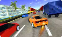 High Speed Traffic Car Driving Road Race Simulator Screen Shot 1