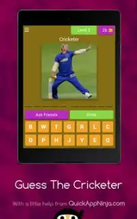 Cricketer Quiz Game Screen Shot 12