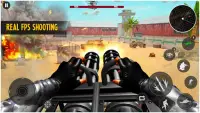 Topçu Strike 3D: asker çekim aksiyon Oyunları Screen Shot 4