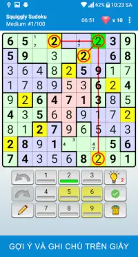 Sudoku - Trò chơi câu đố cổ điển trí tuệ Screen Shot 1