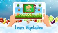 Fruit vegetables learning apps for kids fun games Screen Shot 3