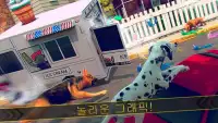 강아지 시뮬레이터 2017 . 개 동물 레이싱 게임 Screen Shot 10