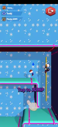 trampoline obstacle games bridge race Screen Shot 1