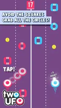 TWO UFO: tap game Screen Shot 15