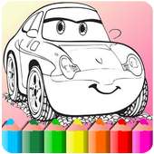 How to color Lightning McQueen (coloring game )