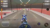 Police Bike Robot Shooter: Moto Racing Simulator Screen Shot 1