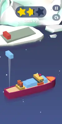 Cargo ship stacking - Fun container physics arcade Screen Shot 1