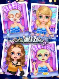 Rock Girl's Salon: Girls Games Screen Shot 1