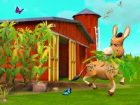 Donkey Cuộc sống Simulator Games: Town Fun phiêu Screen Shot 5
