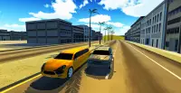 Limousine Taxi Driving 3D: Sim Screen Shot 6