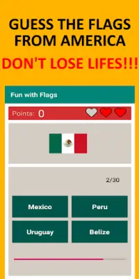 Fun with Flags - Quiz of flags of the world Screen Shot 4