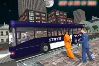 Trasporto di autobus della polizia della prigione Screen Shot 17