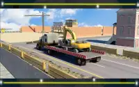 Heavy Crane Transporter Truck Screen Shot 9