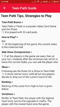 Buy Sell Teen Patti Chips Guide Screen Shot 1