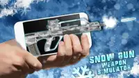 बर्फ बंदूक हथियार सिम्युलेटर Screen Shot 0