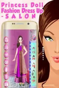 Princess Doll Fashion Dress Up Salon Screen Shot 5