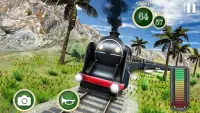 Rapide Euro Train Driver Sim:Jeux de Train 3D 2018 Screen Shot 1