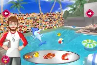 Juegos de piscina de delfines Screen Shot 12