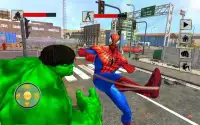 Unglaubliches Monster gegen Spiderhero City Battle Screen Shot 2