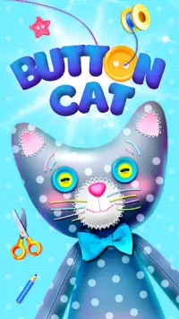 Button Cat: три в ряд пазл игра с котом Screen Shot 3