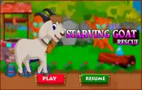 बकरी बचाव खेल भूखा Screen Shot 2