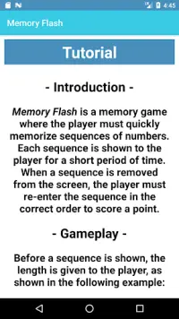 Memory Flash - Fast Paced Number Memory Game Screen Shot 4