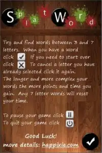 SplatWord Lite Screen Shot 1