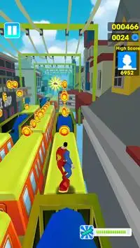 Super Heroes Subway Surf 3D Screen Shot 6