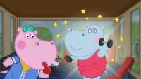 Permainan Kebugaran: Hippo Trainer Screen Shot 0