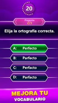 Spelling Quiz -Juego triviales Screen Shot 3