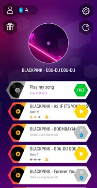 BLACKPINK Hop : Kpop Music Screen Shot 0
