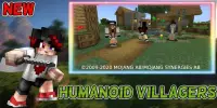 Humanoid Villagers Mod for MCPE   Come Alive Screen Shot 5
