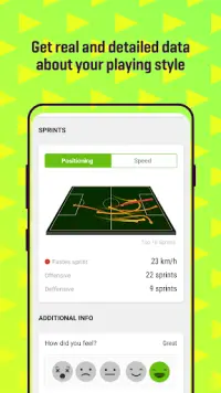 Joga GPS Football Screen Shot 2