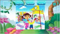 Jigsaw Puzzle Dora Girls Kids Screen Shot 6