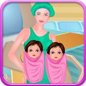出生双子の女の子のゲーム