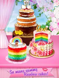 Wedding Rainbow Cake For BIG Day Screen Shot 0