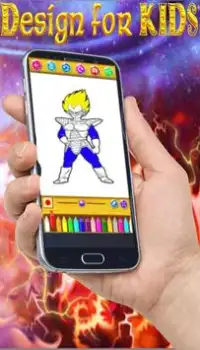 Learn to color Dragon Goku Ball Screen Shot 5