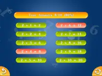 Tabelle di moltiplicazione e divisione. Formazione Screen Shot 8