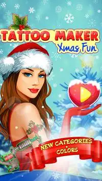 Tattoo Maker Xmas Fun Screen Shot 10