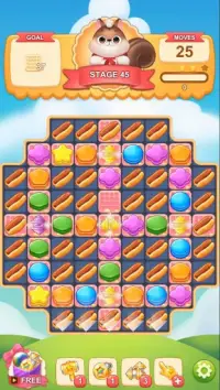 New Sweet Cookie Friends: Puzzle World Screen Shot 5