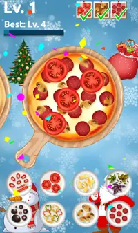 Christmas Pizza Cooking - Pizza Maker Kitchen Game Screen Shot 4