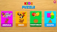 Puzzles for Kids of Preschool and Toddlers. Screen Shot 1