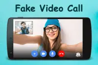 Fake Video Call : Girlfriend FakeTime prank Screen Shot 3