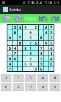 Sudoku. Screen Shot 2